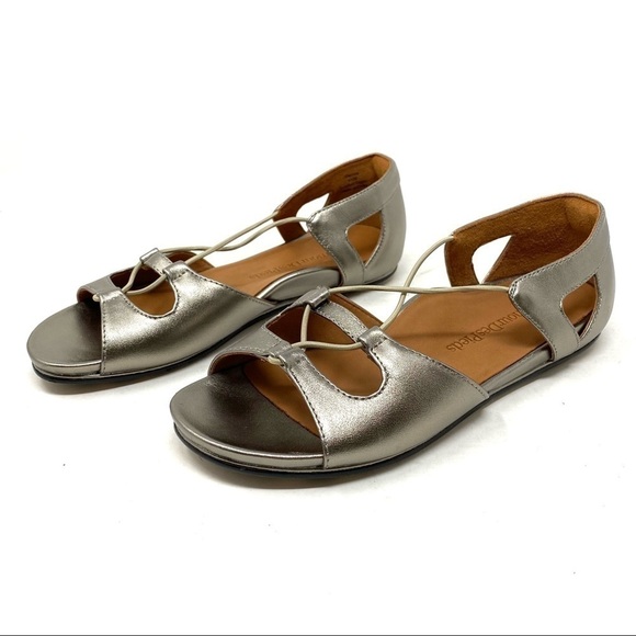 L'Amour des Pieds Darron Sandal Pewter Metallic - Picture 4 of 7